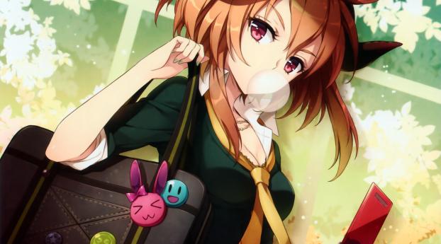 anime, i do not care, girl Wallpaper 1600x900 Resolution
