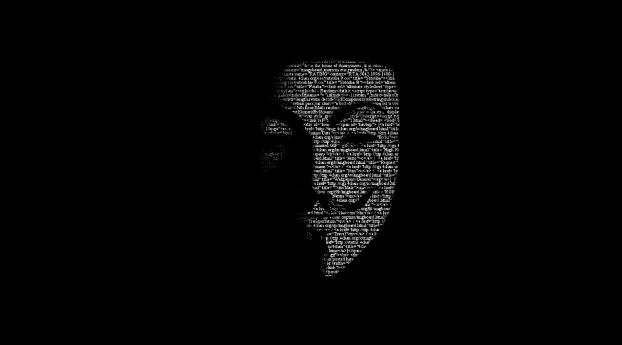 Anonymous Mask Wallpaper 1080x2340 Resolution