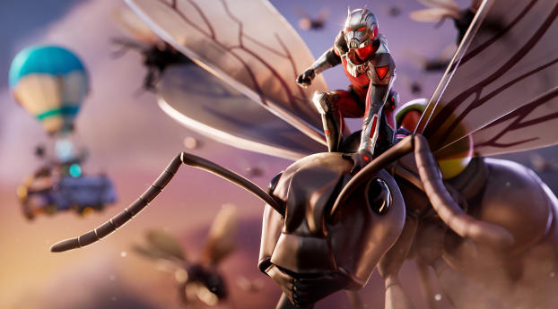 Ant Man 4K Fortnite Wallpaper 1080x2460 Resolution