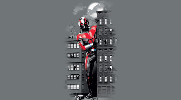 Ant-Man as Gaint-Man Artwork Wallpaper 1080x2160 Resolution