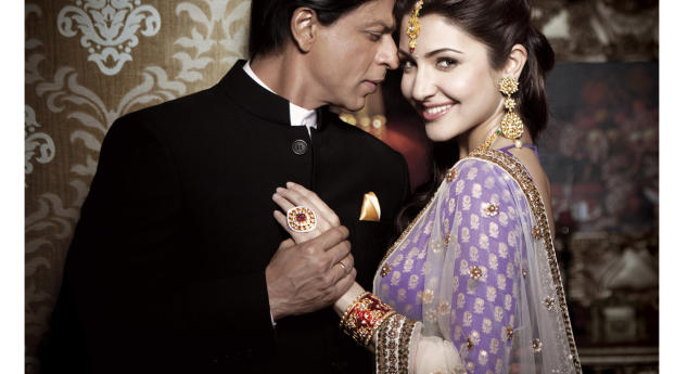 Anushka With SRK In Gitanjali Ad  Wallpaper 1280x1080 Resolution