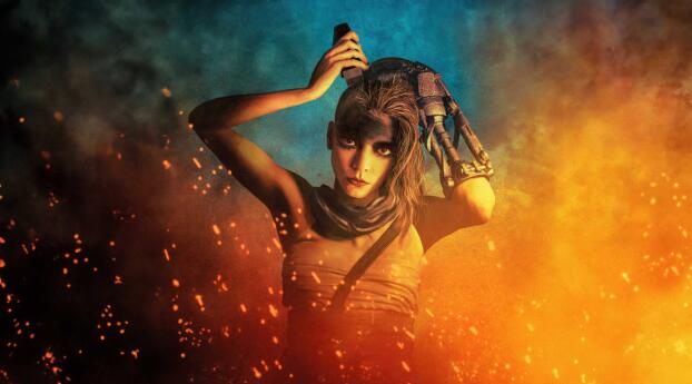 Anya Taylor Joy As Imperator Furiosa In Furiosa A Mad Max Saga Wallpaper