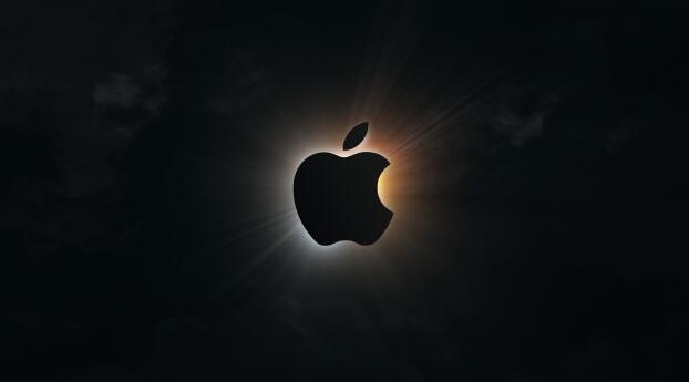 Apple 4K Eclipse Techscape Wallpaper