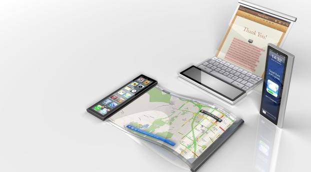 apple, concept, touch screen Wallpaper 1440x2880 Resolution