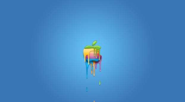 apple, mac, colorful Wallpaper
