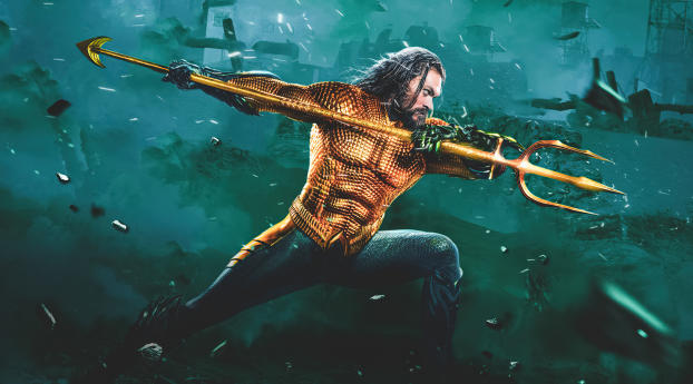 Aquaman King Of Ocean Wallpaper 720x1560 Resolution