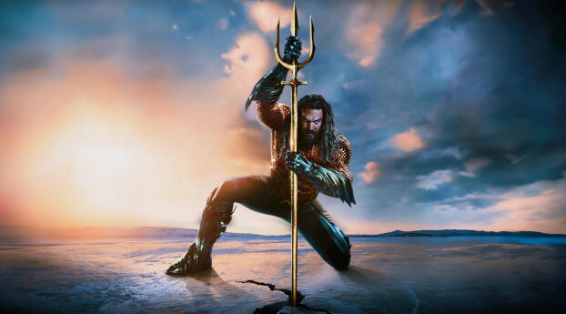 Aquaman Superhero Movie 2024 Wallpaper 1080x1080 Resolution