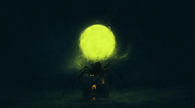 Arachnophobia Dark Movie HD Art Wallpaper 1280x800 Resolution