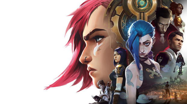Arcane League of Legends HD Poster Wallpaper 3840x2400 Resolution