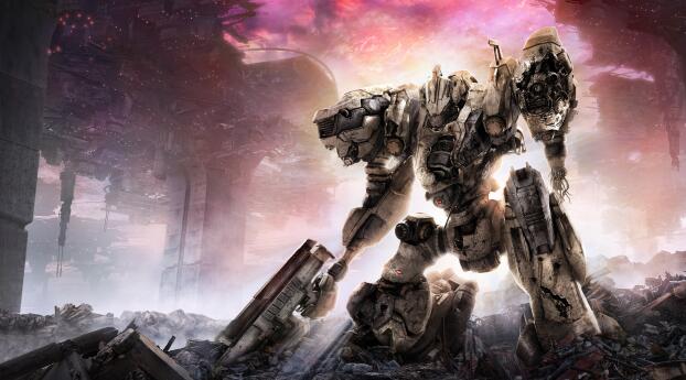 Armored Core VI: Fires of Rubicon Gaming Wallpaper 1440x2992 Resolution