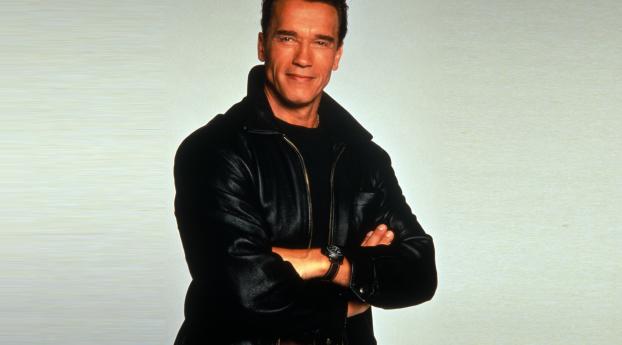 Arnold Schwarzenegger Handsome Pics Wallpaper 1300x768 Resolution