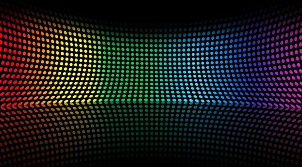 Artistic Colors Dots Wallpaper 320x240 Resolution