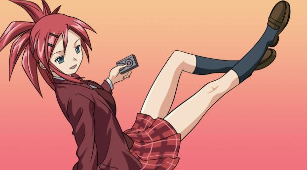 asakura kazumi, girl, skirt Wallpaper 1080x2160 Resolution