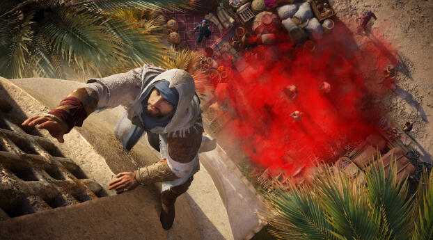 Assassin’s Creed Mirage 2023 4K Gameplay Wallpaper 3840x1600 Resolution
