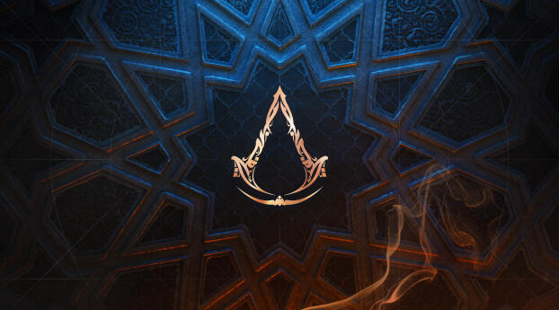 Assassin's Creed Mirage 4k Logo Wallpaper