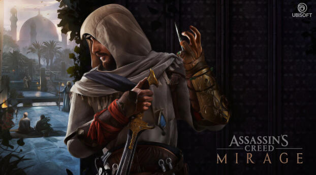 Assassin's Creed Mirage HD 2022 Gaming Wallpaper 1280x2120 Resolution