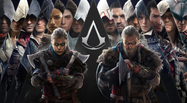Assassin's Creed Valhalla Vikings Poster Wallpaper
