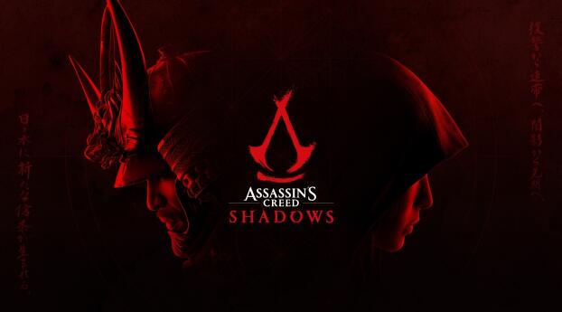 Assassins's Creed Shadows Gaming Poster Wallpaper 1280x720 Resolution
