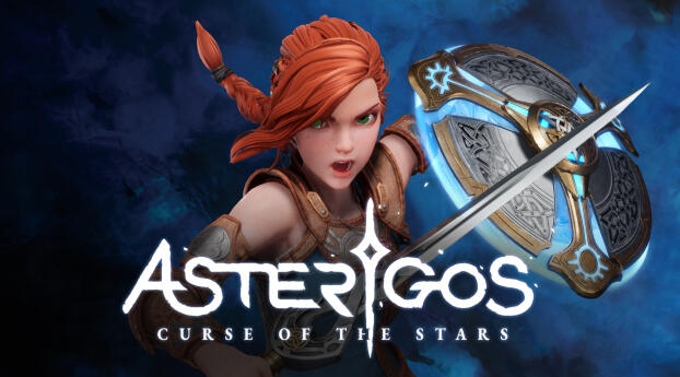 Asterigos Curse Of The Stars Gaming Poster Wallpaper 1920x1080 Resolution