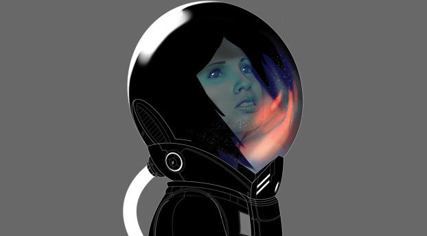 Astrogirl Wallpaper 640x960 Resolution