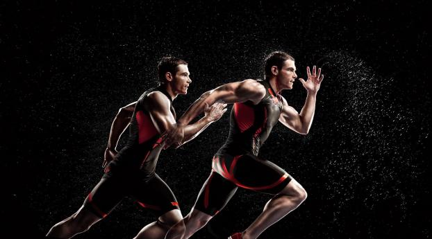 athletes, running, sports Wallpaper 1400x1050 Resolution