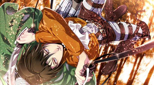 attack on titan, shingeki no kyojin, guy Wallpaper 1600x900 Resolution