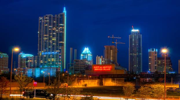 austin, texas, skyscrapers Wallpaper 1080x2160 Resolution