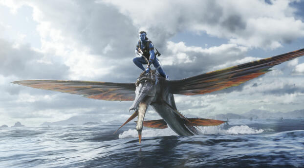 Avatar The Way Of Water 2 Movie Wallpaper 320x290 Resolution