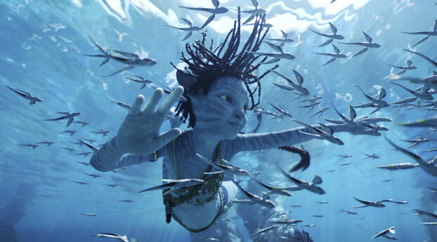 Avatar Way of Water 2022 Movie HD Wallpaper 1080x1920 Resolution