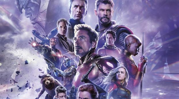 Avengers Endgame 8K Russian Poster Wallpaper