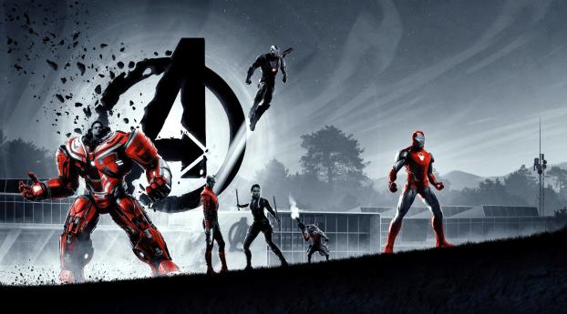 Avengers Endgame 8K Wallpaper 7840x640 Resolution