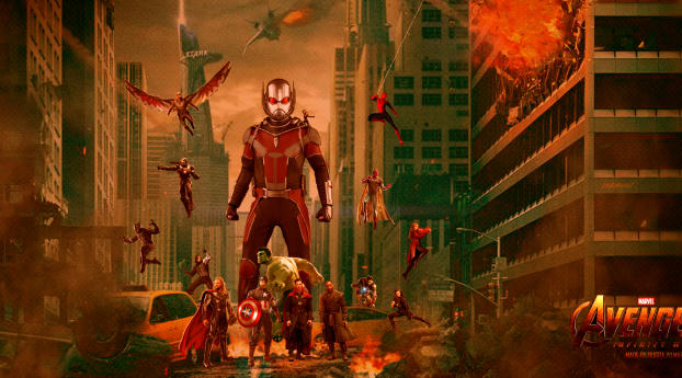Avengers Infinity War Fan Art Wallpaper 1080x2244 Resolution