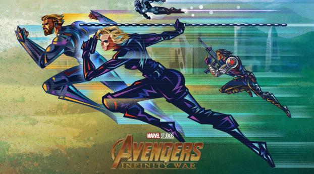 Avengers Infinity War Fandango VIP Posters Wallpaper 1920x1080 Resolution