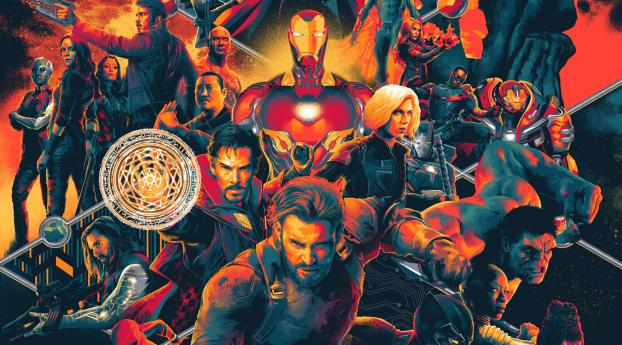 Avengers Infinity War HD Wallpaper 1080x2160 Resolution