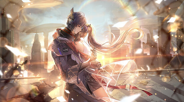 Ayn and Heroine Art For All Time Wallpaper 1440x2960 Resolution