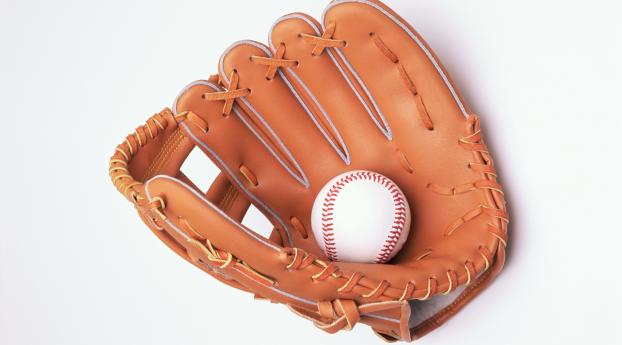 ball, glove, baseball Wallpaper 1440x900 Resolution