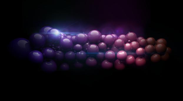 balls, space, background Wallpaper 1080x2460 Resolution
