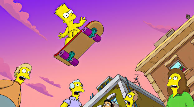 Bart 4K Simpson Wallpaper 360x400 Resolution