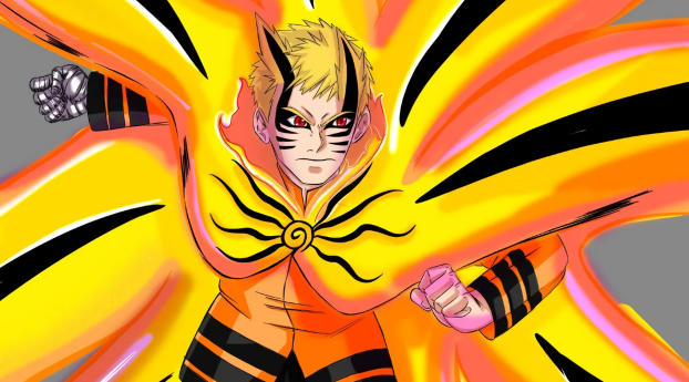 Baryon Mode Art Naruto 2021 Wallpaper