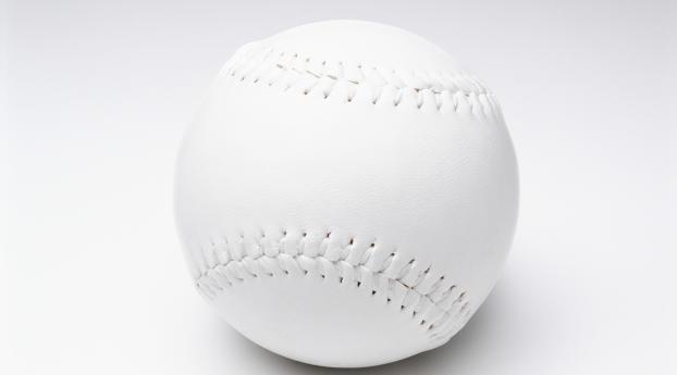 baseball, ball,  white background Wallpaper