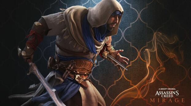 Basim Assassins Creed Mirage 2023 Game Poster Wallpaper