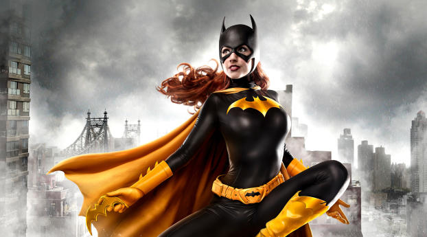 Batgirl Cosplay Wallpaper 2560x1024 Resolution