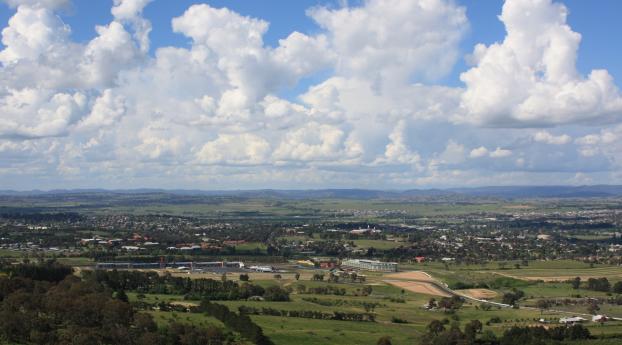 bathurst,  city, view from the top Wallpaper 1600x900 Resolution