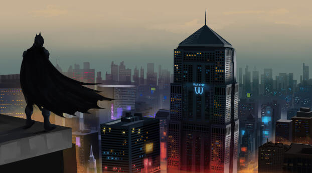 Batman 4k DC Night Wallpaper 1440x2992 Resolution
