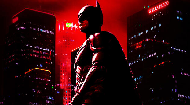 Batman City Art Wallpaper 1440x2992 Resolution