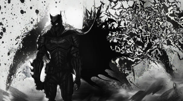Batman Dark 4K Wallpaper