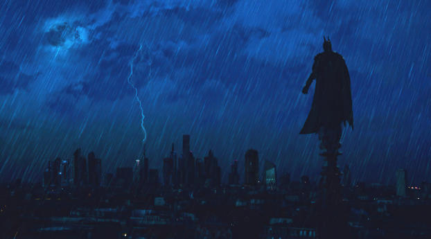Batman Gotham Night Mode Wallpaper 720x1544 Resolution