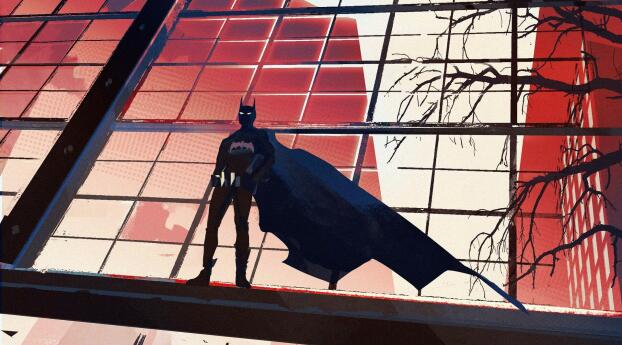 Batman HD Superhero Illustration 2022 Wallpaper