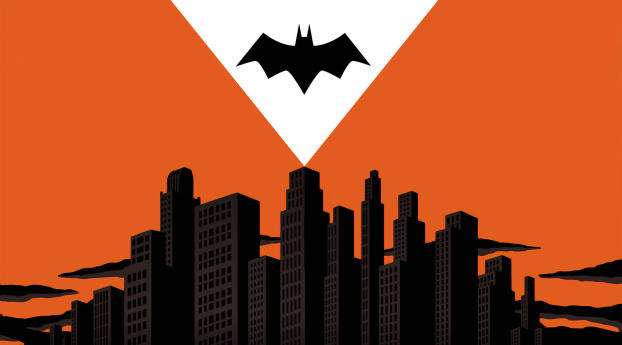7680x4320 Batman Logo Over Gotham City 8K Wallpaper, HD Superheroes 4K  Wallpapers, Images, Photos and Background - Wallpapers Den