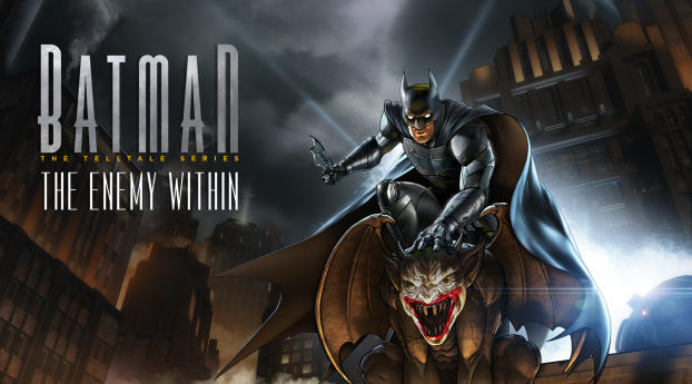 Batman The Telltale Series The Enemy Within Wallpaper 1125x2436 Resolution
